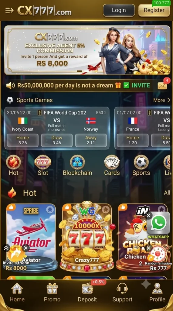 CX777 Game real Earning