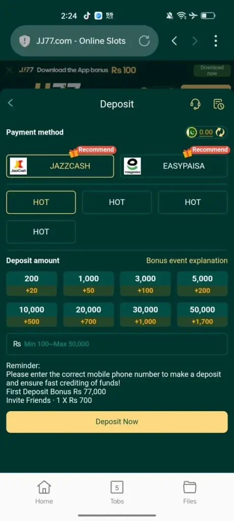 JJ77 Game Download