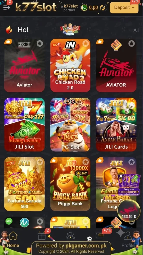 K77Slot Game Real Game