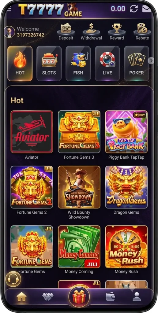 T 7777 Game